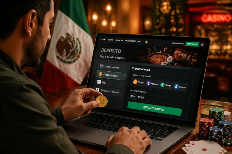 Depósito con criptomonedas en casinos de México: guía real y sin letras chiquitas