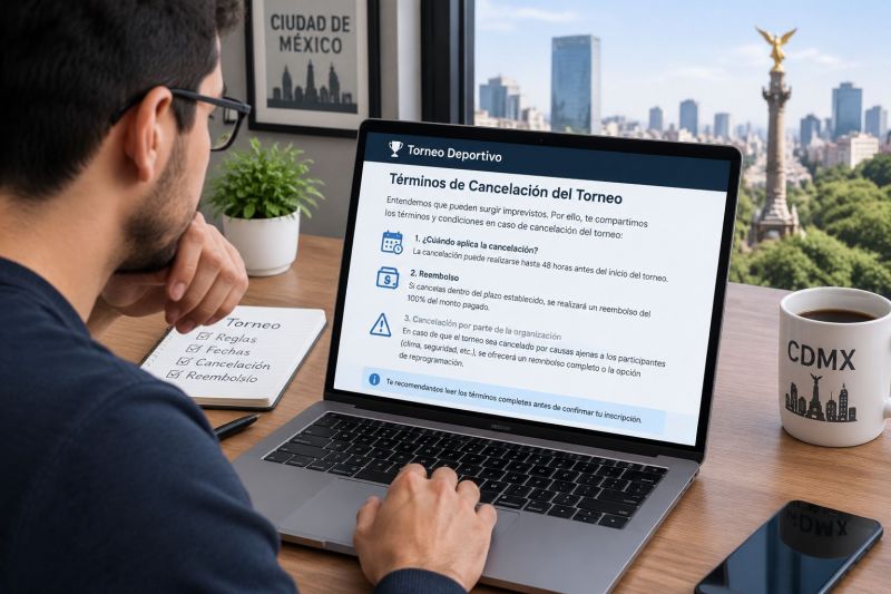 ¿Qué ocurre si se cancela un torneo? Respuestas y precauciones en México